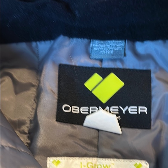 Obermeyer Orange Ski Bib Overalls Insulated Weather-Resistant Size 4 - Picture 9 of 11